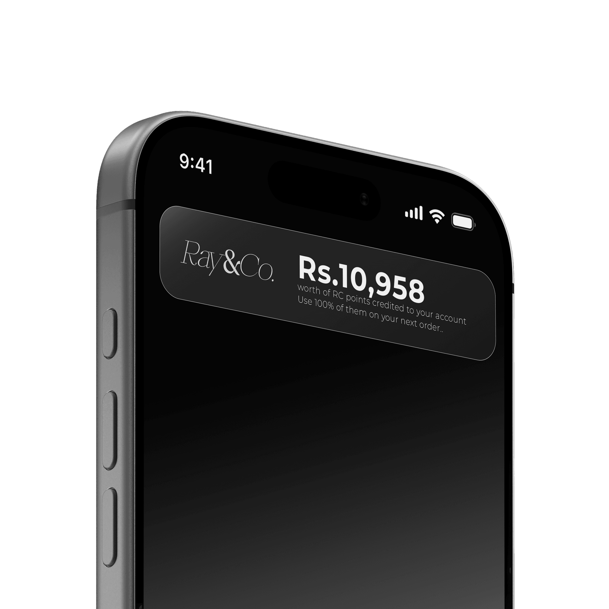 Ray&Co. buyback credits on mobile